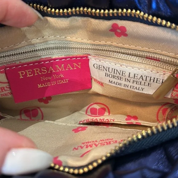 Persaman New York Quilted Leather Satchel